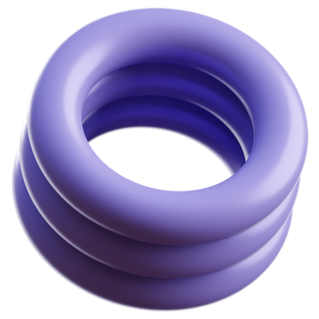 Abstract Torus  3D Icon