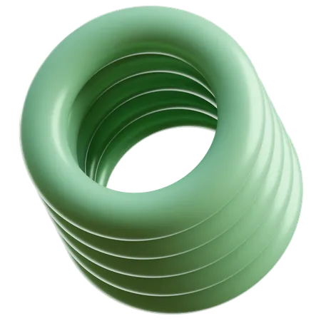 Abstract Torus  3D Icon