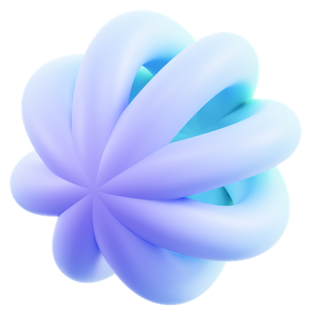 Abstract Torus Rotation  3D Icon