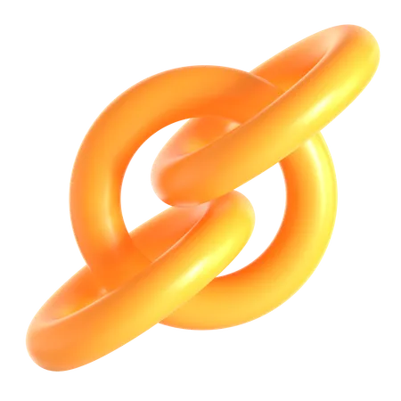 Abstract Torus Shape  3D Icon