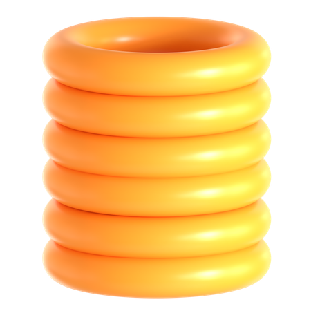 Abstract Torus Shape  3D Icon