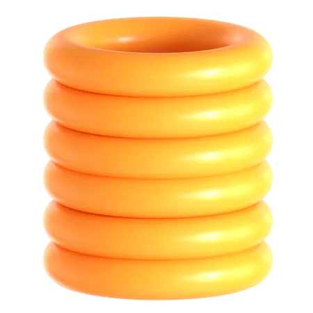 Abstract Torus Shape  3D Icon