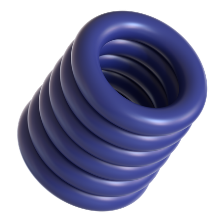 Abstract Torus Shape  3D Icon