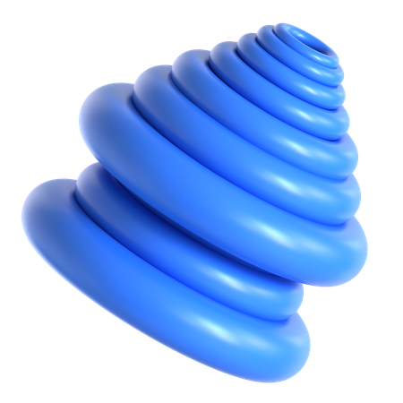 Abstract Torus Shape  3D Icon