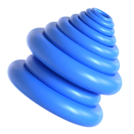 Abstract Torus Shape  3D Icon