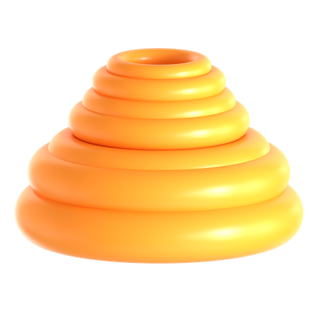 Abstract Torus Shape  3D Icon