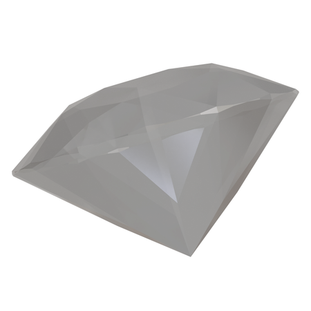 Abstract Transparent Diamonds  3D Icon