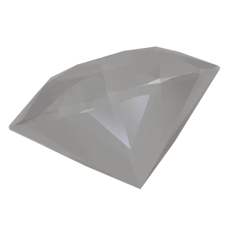 Abstract Transparent Diamonds  3D Icon