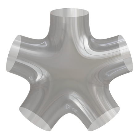 Abstract Transparent Finger Shape  3D Icon