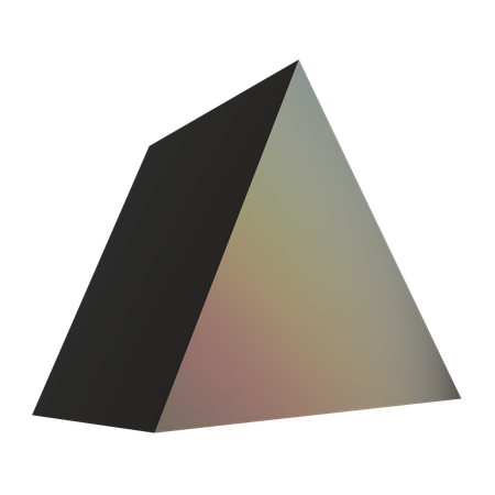 Abstract Triangle  3D Icon