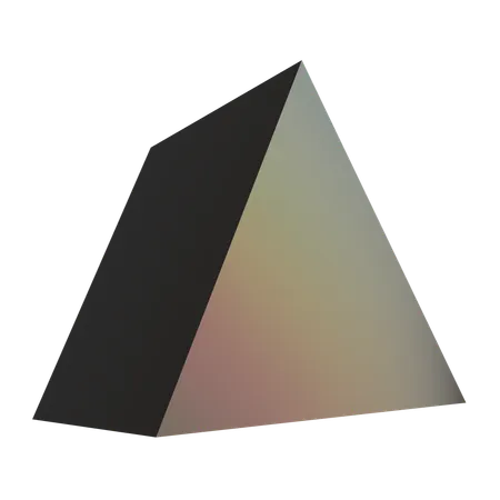 Abstract Triangle  3D Icon