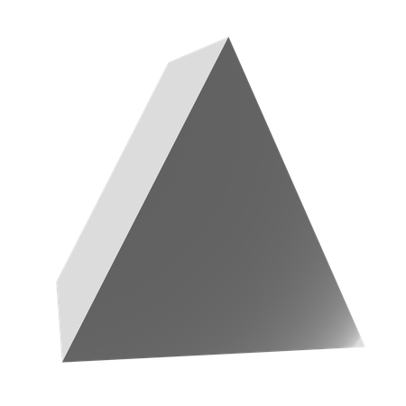 Abstract Triangle  3D Icon