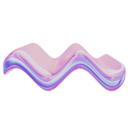 Abstract Wave  3D Icon