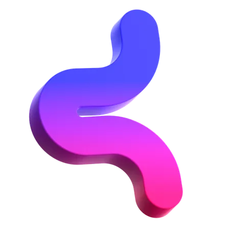 Abstract Worm  3D Icon