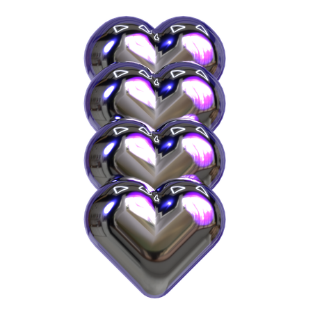 Amour abstrait géométrie  3D Icon