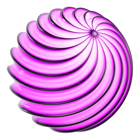 Sphère cosmique abstraite  3D Icon