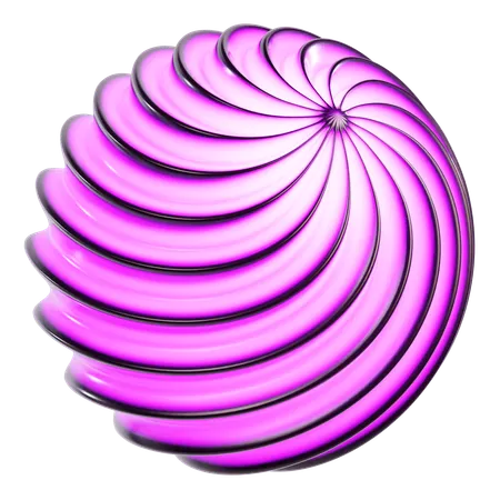 Sphère cosmique abstraite  3D Icon