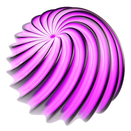 Sphère cosmique abstraite  3D Icon