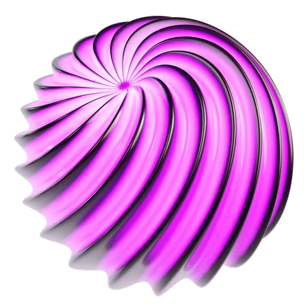 Sphère cosmique abstraite  3D Icon