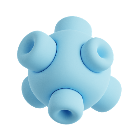 Trou de cube abstrait  3D Icon