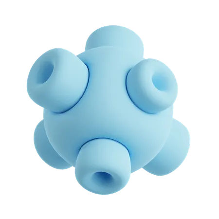 Trou de cube abstrait  3D Icon