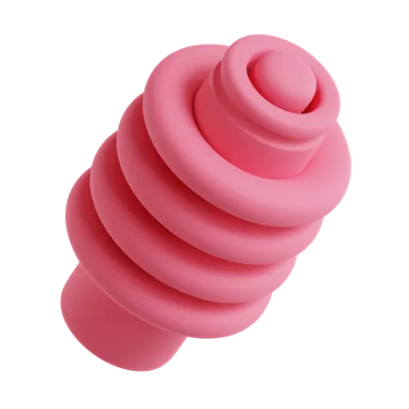 Cylindre abstrait tore  3D Icon