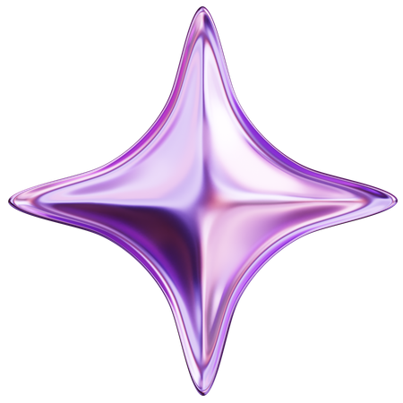 Étoile abstraite  3D Icon