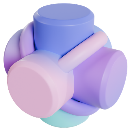 Géométrique abstrait  3D Icon