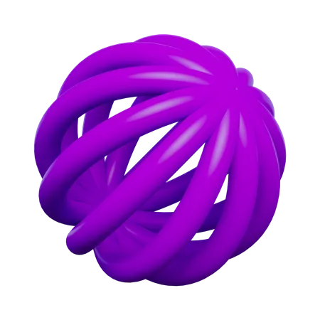 Rond abstrait  3D Icon