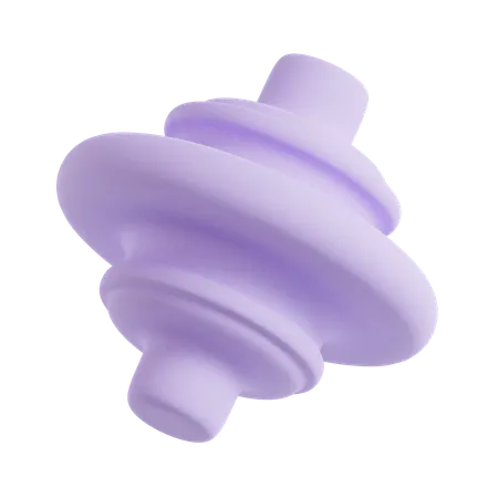 Toupie abstraite  3D Icon