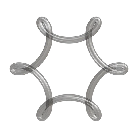 Abstrak Glass Sikloid  3D Icon