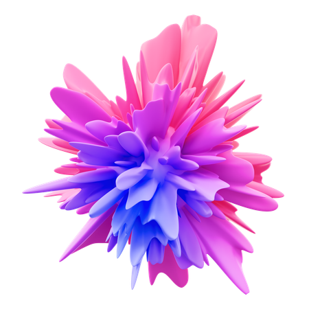 Abstrakt explodiert  3D Icon