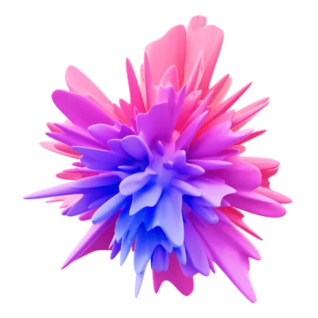 Abstrakt explodiert  3D Icon