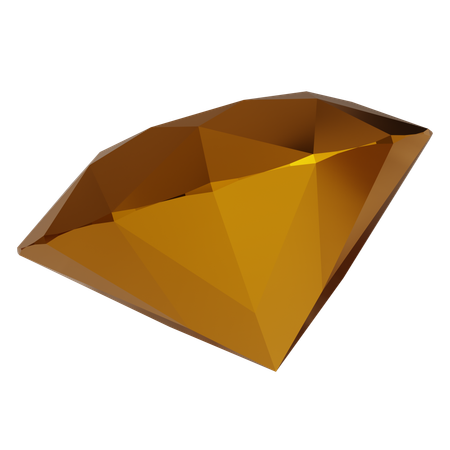 Abstrakte goldene Diamanten  3D Icon