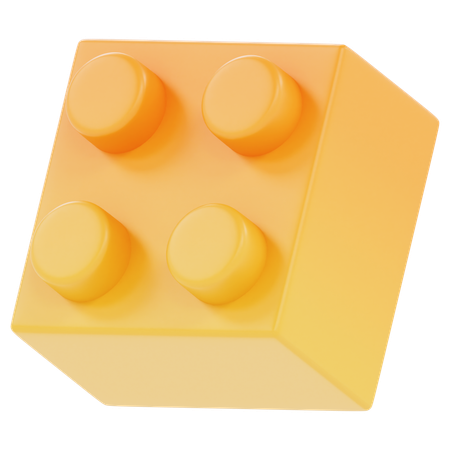 Abstraktes Lego  3D Icon