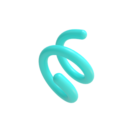 Abstrakte Spirale  3D Icon