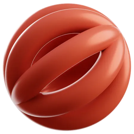 Abstrakter Torus  3D Icon