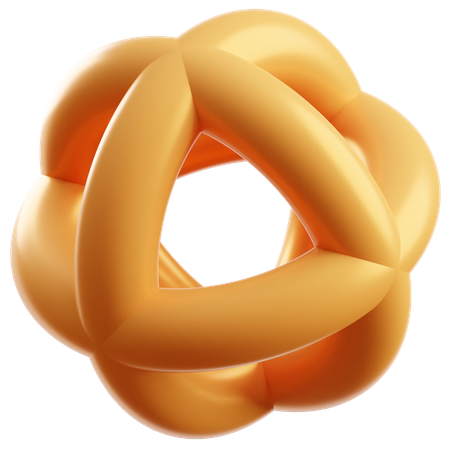 Abstrakter Torus  3D Icon