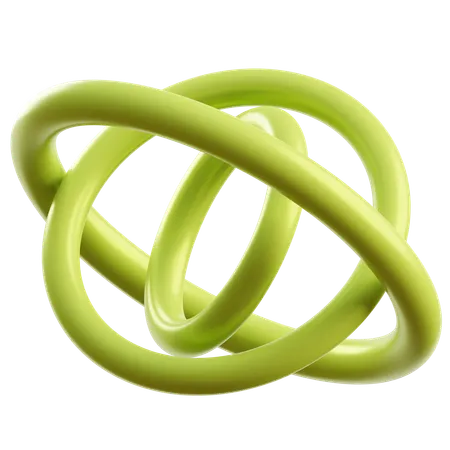 Abstrakter Torus  3D Icon