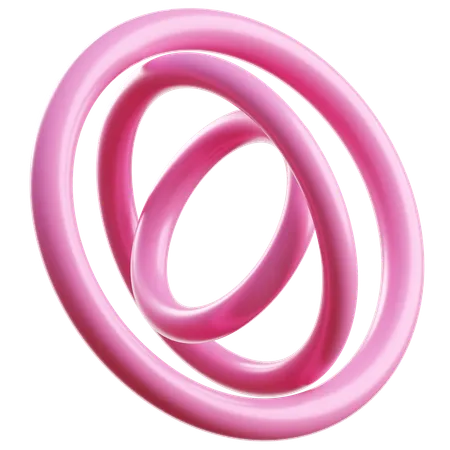 Abstrakter Torus  3D Icon