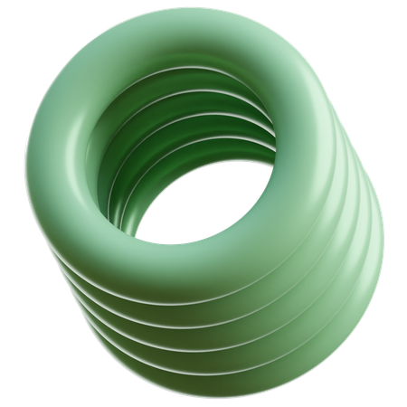 Abstrakter Torus  3D Icon