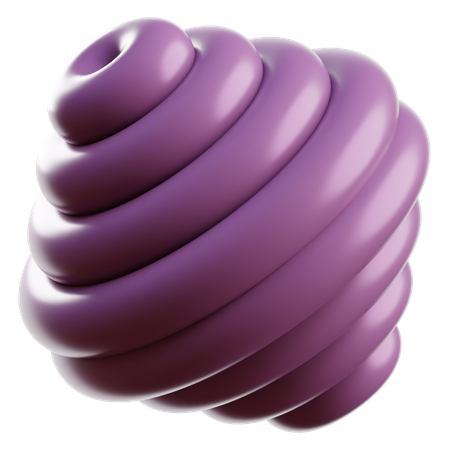 Abstrakter Torus  3D Icon