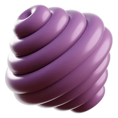 Abstrakter Torus  3D Icon