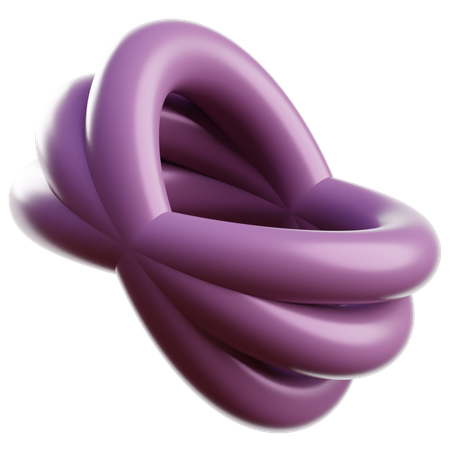 Abstrakter Torus  3D Icon