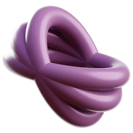 Abstrakter Torus  3D Icon