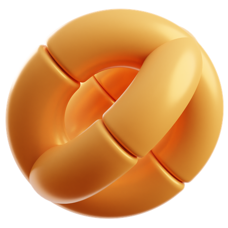 Abstrakter Torus  3D Icon