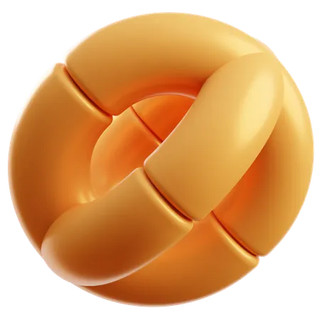 Abstrakter Torus  3D Icon