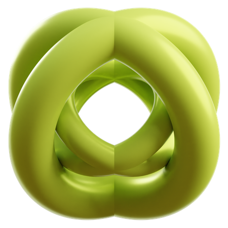 Abstrakter Torus  3D Icon