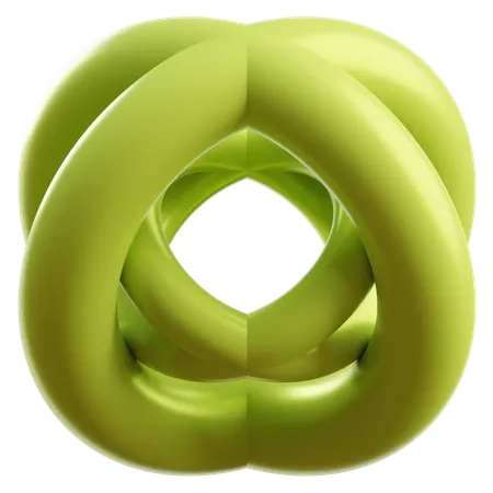 Abstrakter Torus  3D Icon