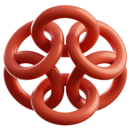 Abstrakter Torus  3D Icon